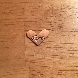 Origami Owl Copper Mini Love Heart